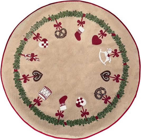 Julgransmatta FESTIVE 100cm