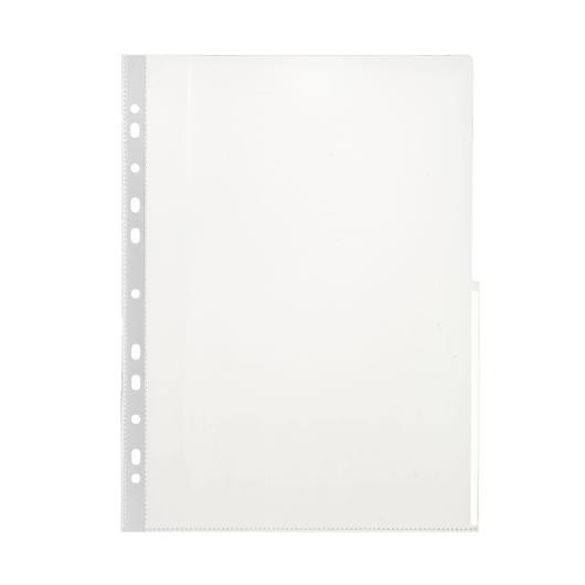 Plastficka sig WERA A4 0,12 vit 100/fp