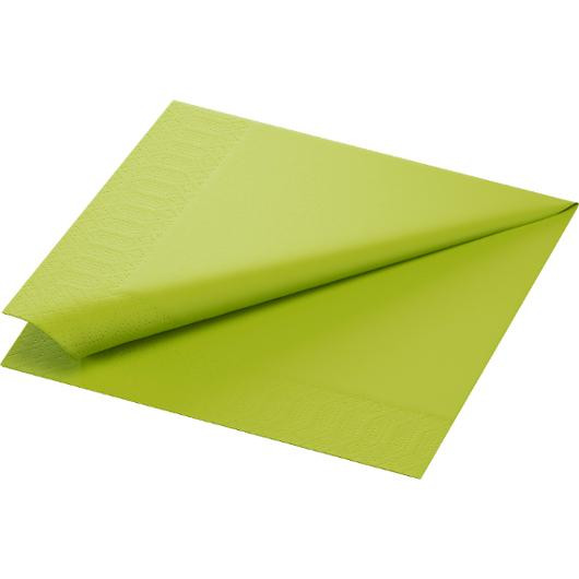 Servett 3-lags 40x40cm kiwi 125/fp