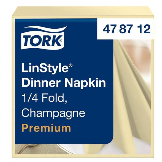 Servett TORK LinStyle Middag champ 50/fp