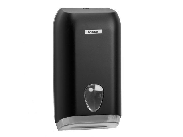 Dispenser KATRIN Toilet folded Svart