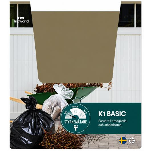 Plastsäck Display K1 125L 35my trans 3st