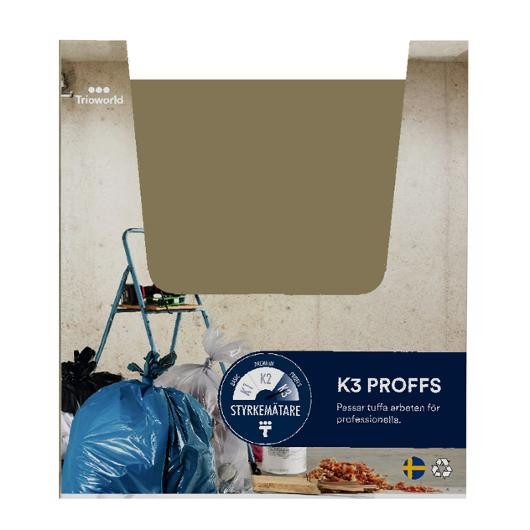 Plastsäck Display K3 125L 50my blå 3st
