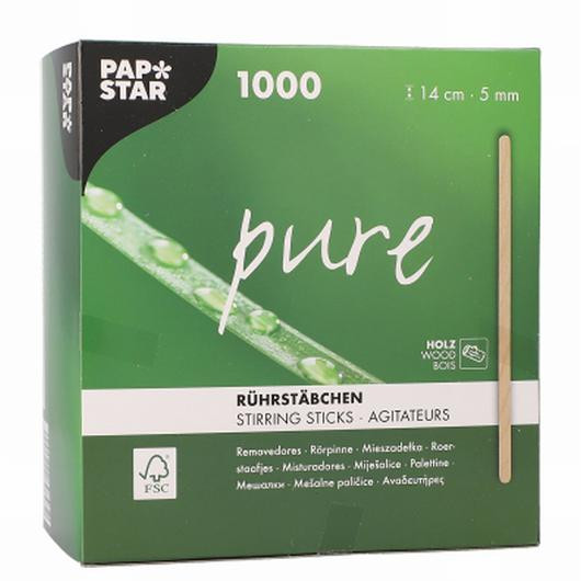 Rörpinne PURE Trä 14cm x 5mm 1000/fp