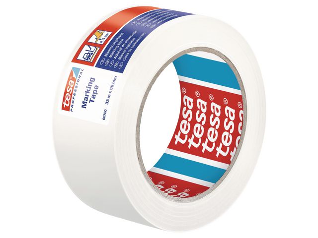 Markeringstejp TESA Prof. 50mmx33m vit