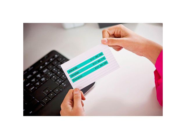 Tape BROTHER TZE721 9mm svart på grön