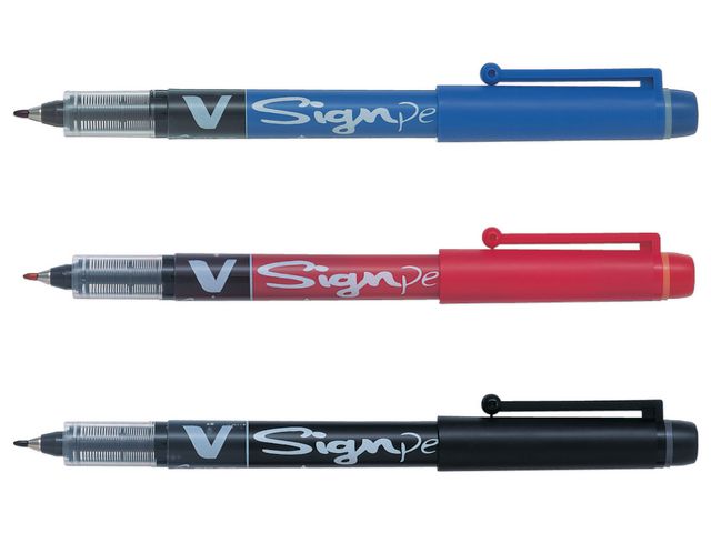 Fineliner PILOT V-Sign Pen röd