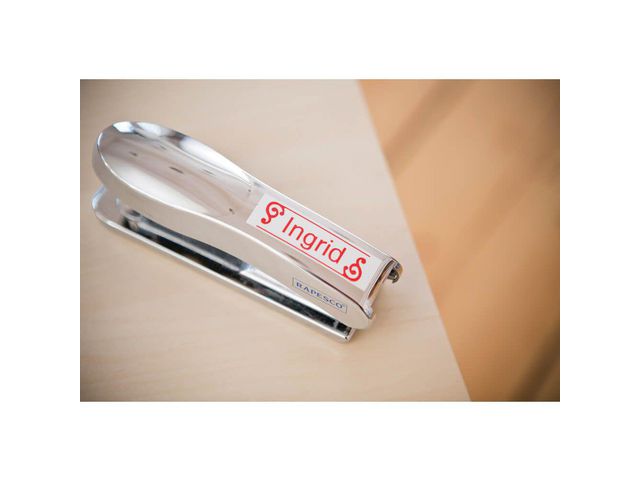 Tape BROTHER TZE232 12mm röd på vit