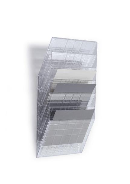 Blankettfack Flexiboxx A4L 6-fack klar