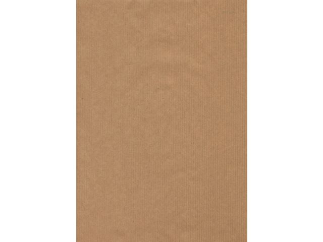 Presentpapper ribbat brun 57cmx10m