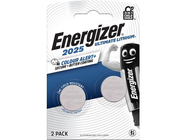 Batteri ENERGIZER Ultimate CR2025 2/fp