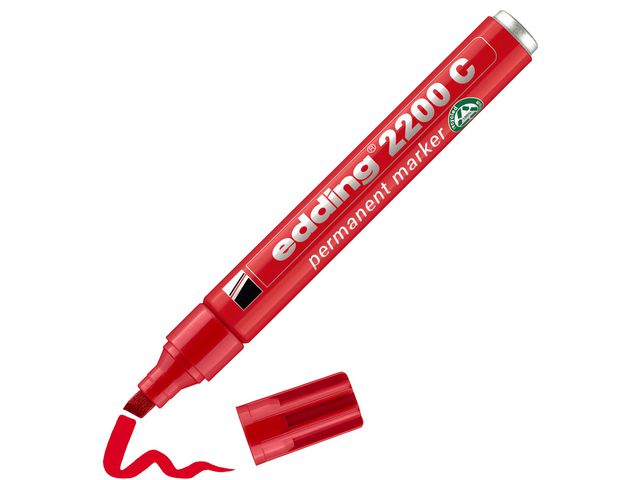 Märkpenna EDDING 2200C röd