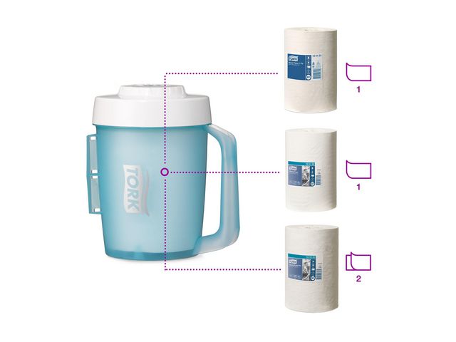 Dispenser TORK M1 Bärbar Mini turkos