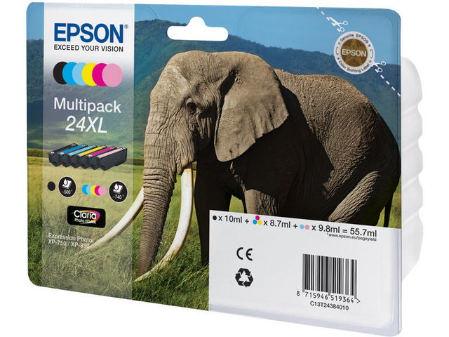 Bläckpatron EPSON C13T24384010 6/fp