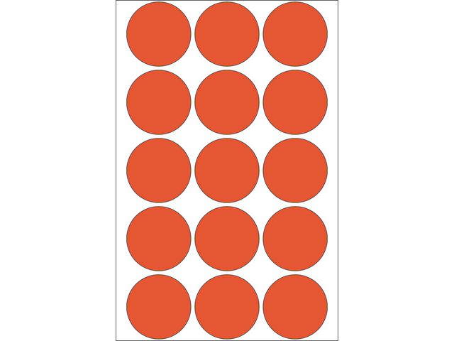 Etikett HERMA Allround 32mm röd 480/fp