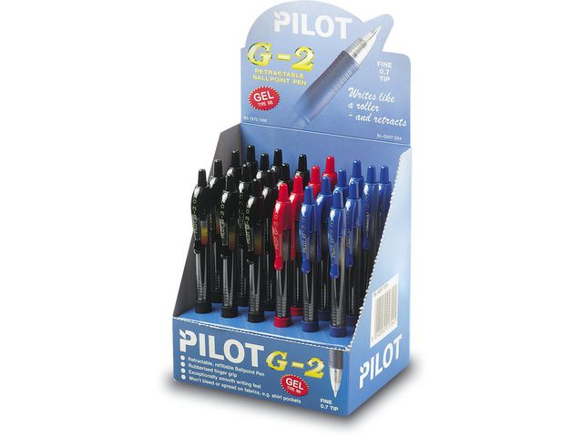 Gelpenna PILOT G2 Plus 0,7 mörkröd