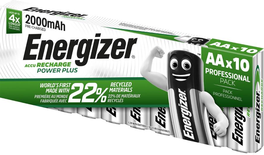 Batteri Laddbar ENERGIZER P-P AA 10/fp
