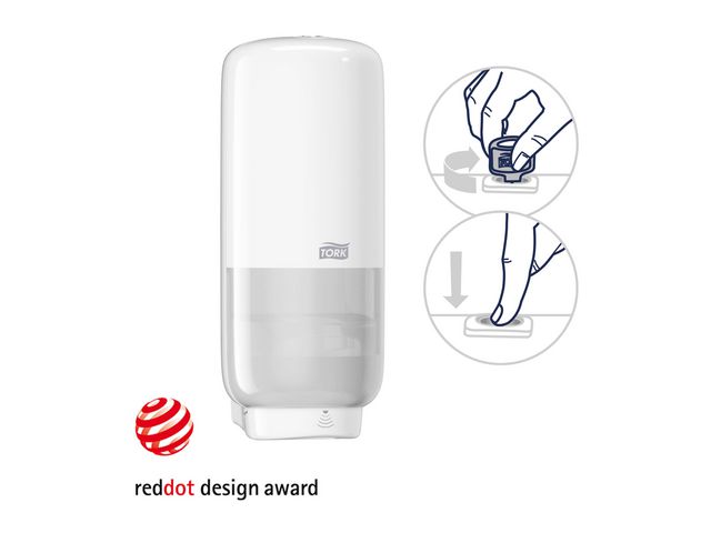 Dispenser TORK S4 Tvål INT Sens. vit