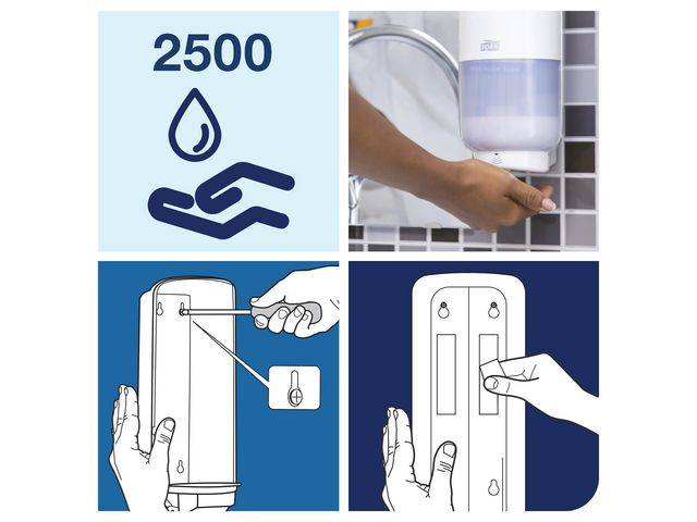 Dispenser TORK S4 Tvål INT Sens. vit