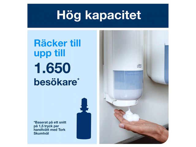 Dispenser TORK S4 Tvål INT Sens. vit