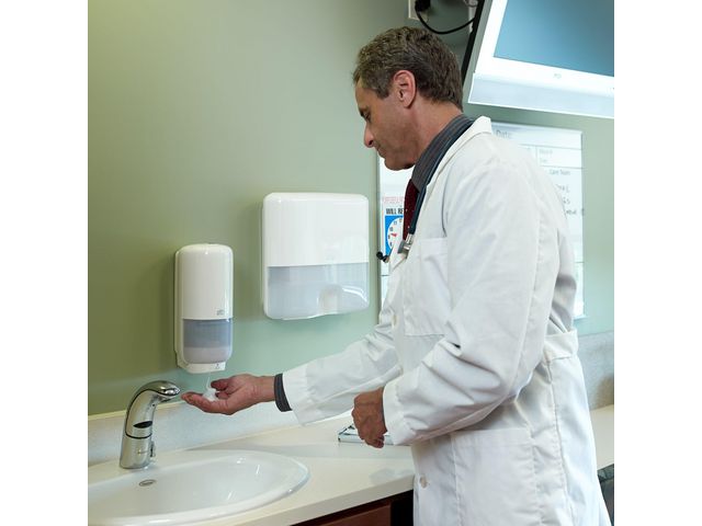 Dispenser TORK S4 Tvål INT Sens. vit