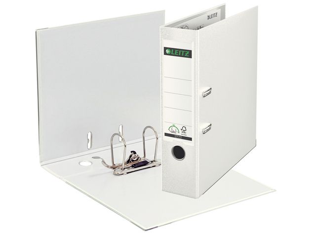 Pärm LAF LEITZ 180 EU-hål. A4/80mm vit