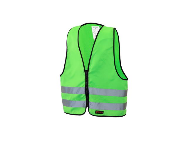 Reflexväst dragkedja Barn S grön