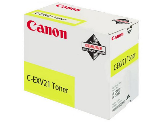 Toner CANON 0455B002 C-EXV21 14K gul