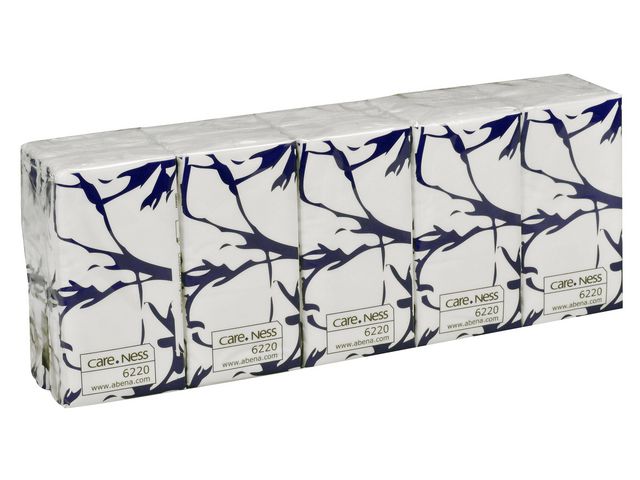 Ansiktsservett ABENA näsduk 10x10/fp