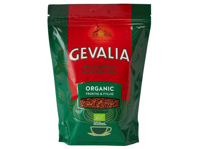 Kaffe GEVALIA Snabbkaffe Organic 150g