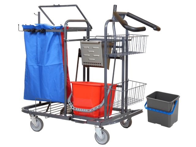 Städvagn S-Pressvagn städklar