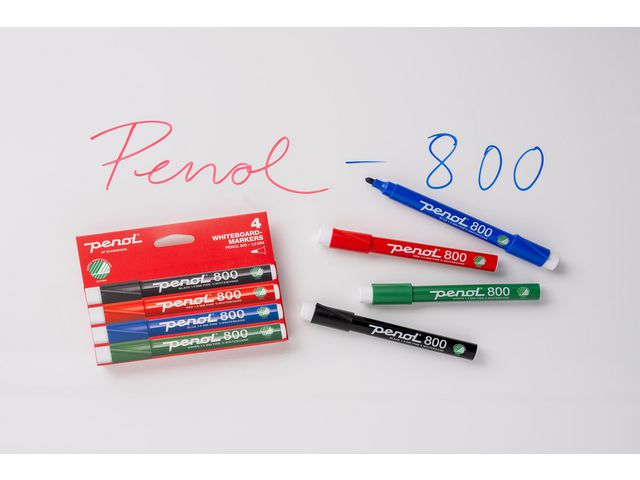 Whiteboardpenna PENOL 800 rund grön