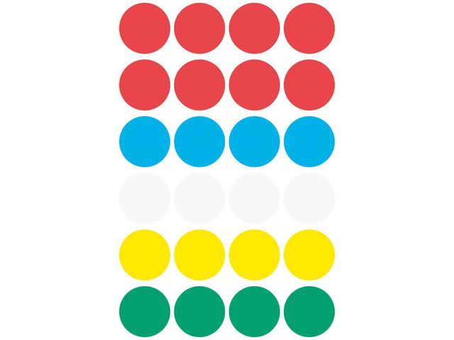 Färgkodningsprick AVERY Ø18mm färg 96/fp