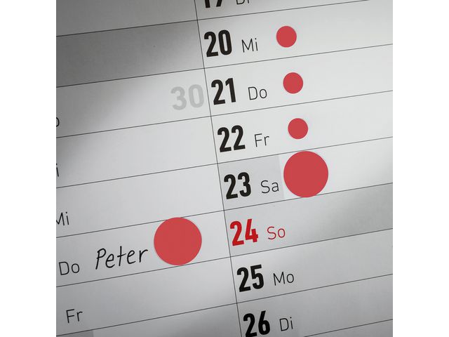 Färgkodningsprick AVERY Ø8mm färg 416/fp