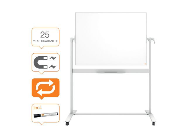 Whiteboard mobil NOBO emalj 120x90cm