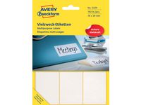 Etikett AVERY handskriv 76x39mm 192/fp