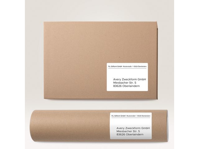 Etikett AVERY 105x74mm 800/fp