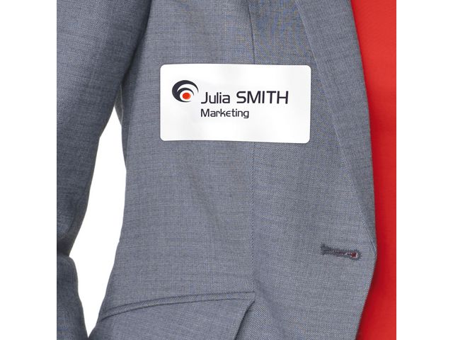 Namnskylt AVERY 63,5x29,6mm 540/fp