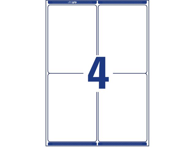 Etikett AVERY UG 99,1x139mm 400/fp