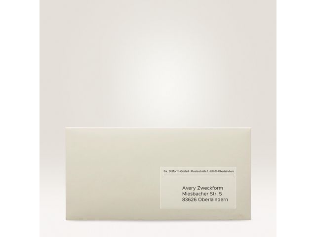 Etikett AVERY transp 99,1x38,1mm 350/fp