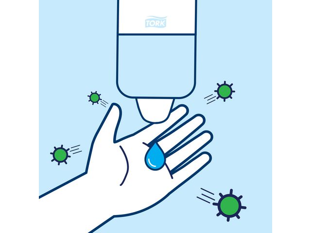 Handdesinfektion TORK S1 Salubrin Gel 1L