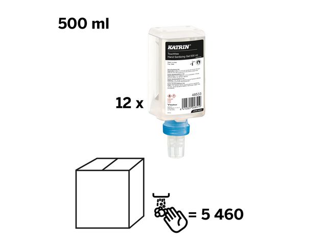 Handdesinfektion KATRIN Gel 500ml