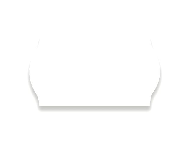 Prisetikett 26x16mm G1 vit 8400/fp