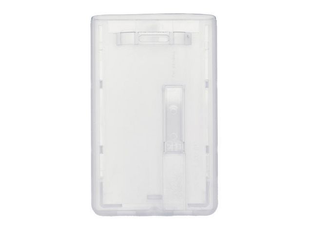 Korthållare Reko 5 transparent stående