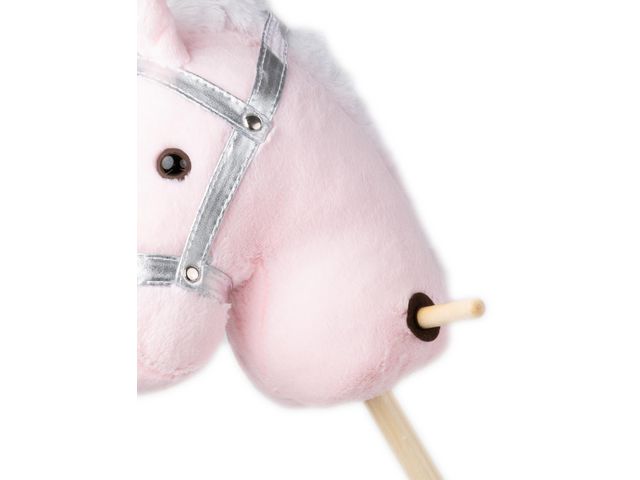 Käpphäst Enhörning rosa 100cm