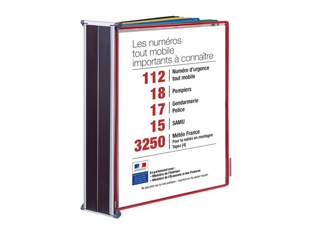 Väggställ magnet DJOIS A4 10 panel