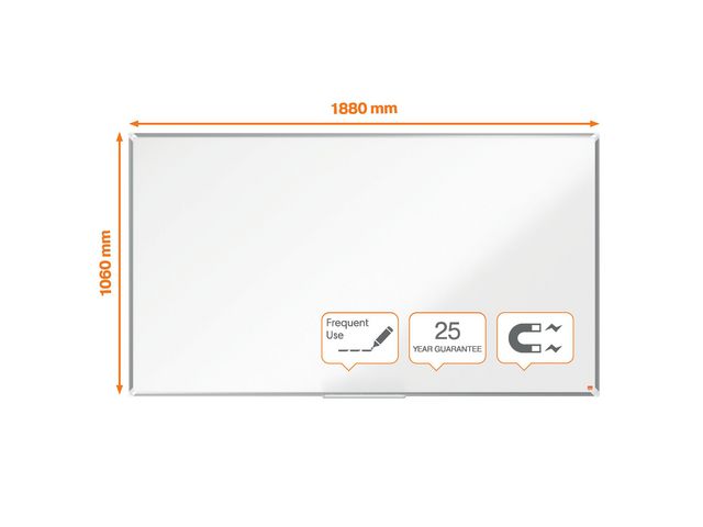 Whiteboard NOBO premium emalj 85'