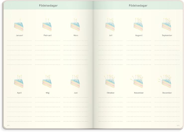 Kalender Dream and do odaterad