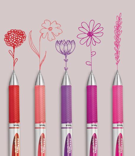 Gelpenna PENTEL EnerGel BL77 0,7 röd