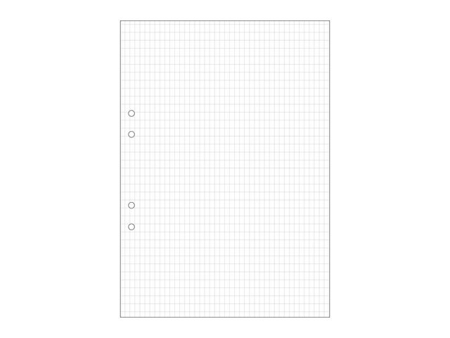 Lösblad A4 rutat 5x8mm hålat 500/fp